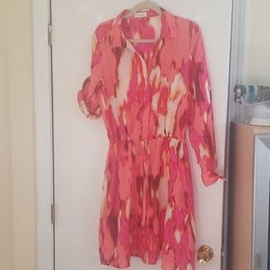 100% silk Calvin Kline.  215